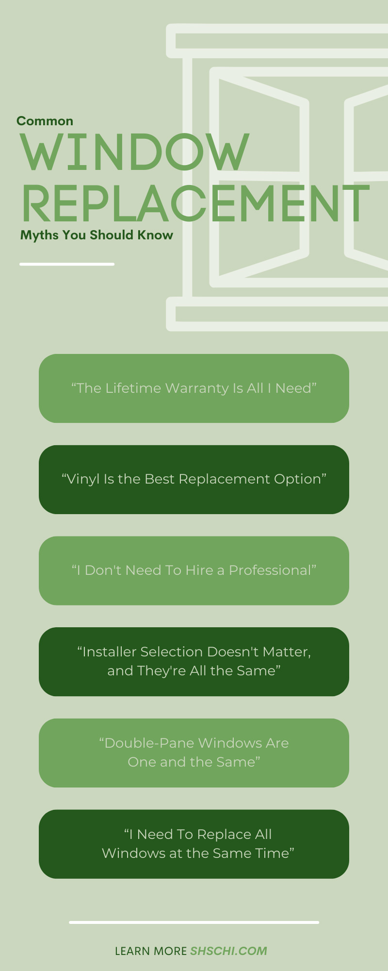 10 Common Window Replacement Myths You Should Know