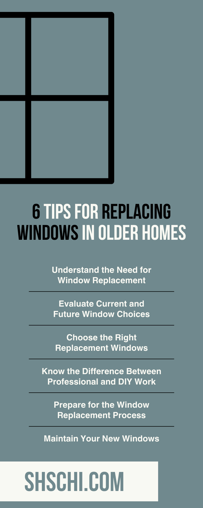 6 Tips for Replacing Windows in Older Homes