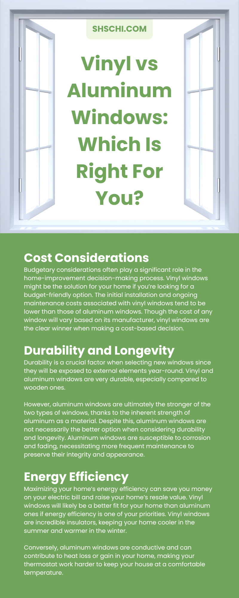 Vinyl vs Aluminum Windows: Which Is Right For You?
