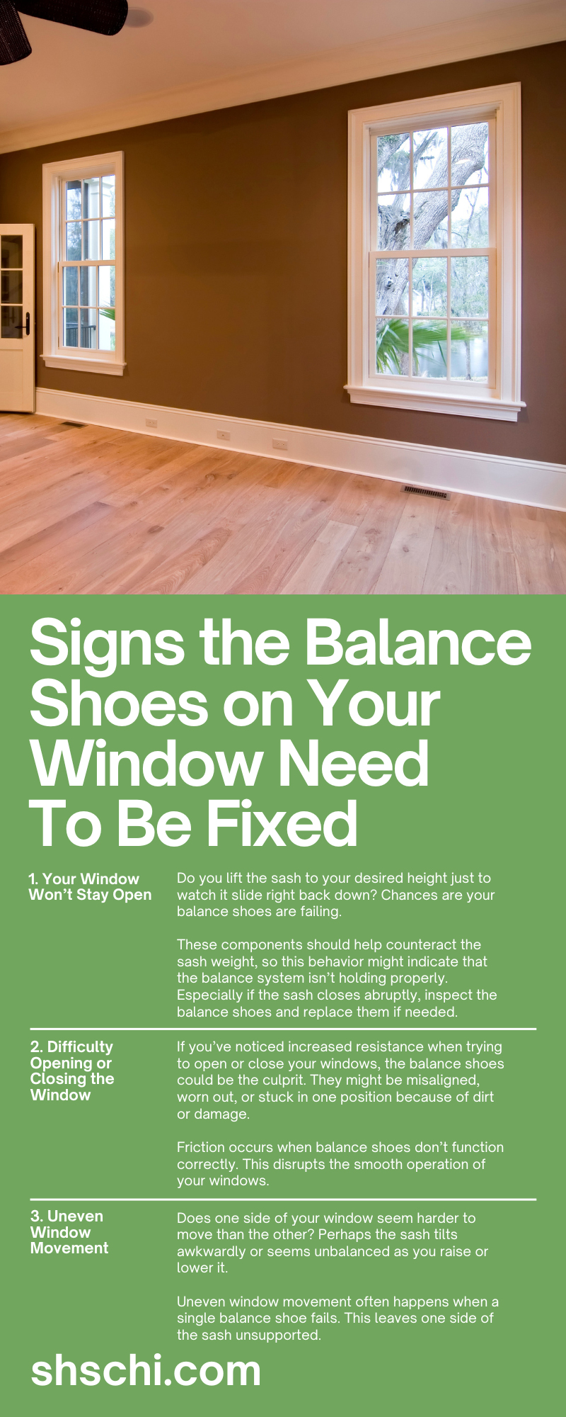 7 Signs the Balance Shoes on Your Window Need To Be Fixed